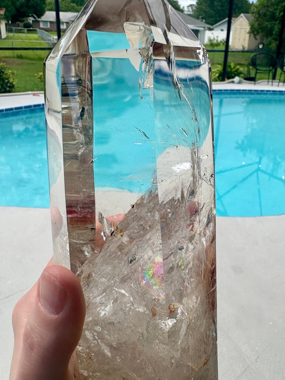 XL Namibian Clear Quartz Crystal Point